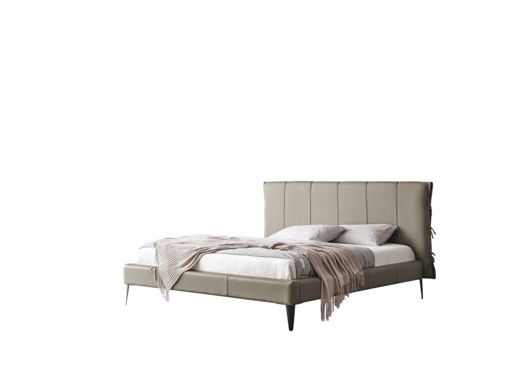 Upholstered hotel bed furniture, comfortable bedroom bed for hotel guest rooms